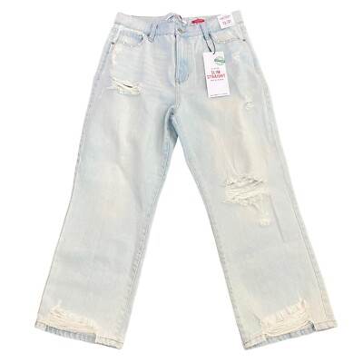 Celebrity Pink Jeans Junior's Size 13/31 Slim Straight High Rise distressed  NWT