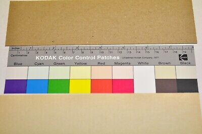 Kodak color separation guides and gray scale (Q-13, 8 Kodak color separation guides and gray scale (Q-13, 8