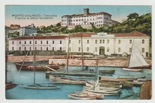 PORTO MAURIZIO IMPERIA CARTOLINA DEPOSITO FRANCO  E ISTITUTI SCOLASTICI FP N