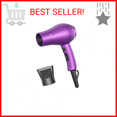 Wazor Compact 1000W Blow Dryer for Kids & Pour Painting Mini Travel Hair Dryer f