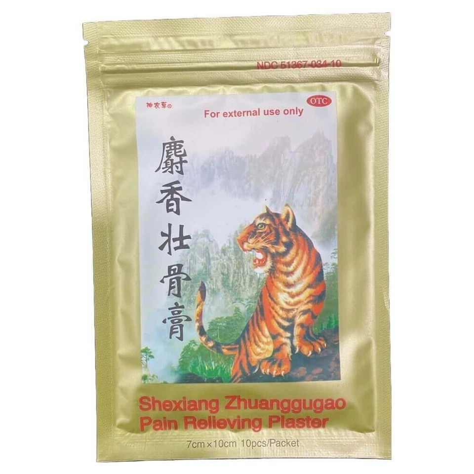 3 cajas de yeso para aliviar el dolor Shexiang Zhuanggu Gao (10 unidades) total 30 unidades Foto 2 de 3