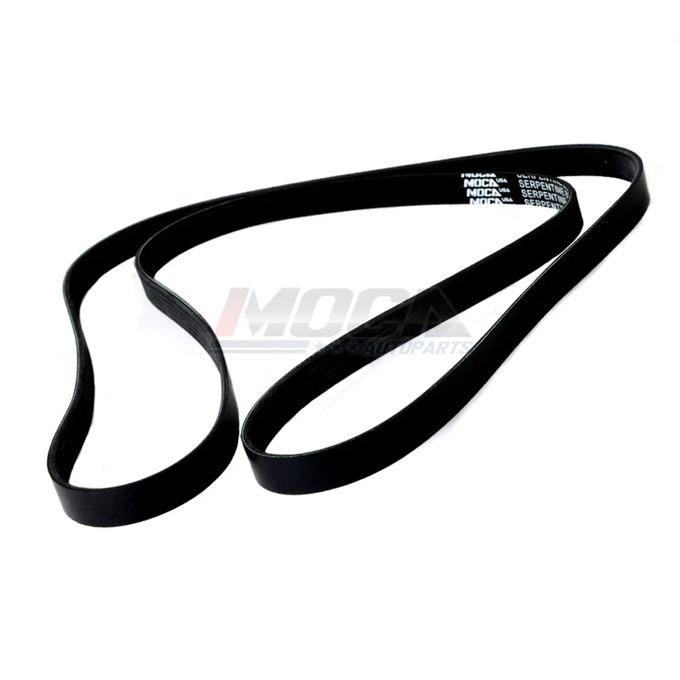 Water Pump Serpentine Belt for Buick Chevrolet Oldsmobile Pontiac 2.8L 3.1L 3.4L - Image 4 of 4