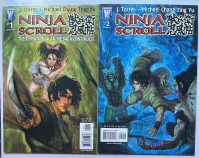 Ninja Scroll #1 #2   The Anime Saga! (Wildstorm Comics 2006)