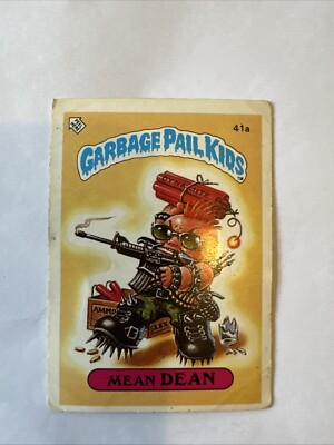 Garbage Pail Kids OS1 41a Mean Dean & 41b Joltin Joe 