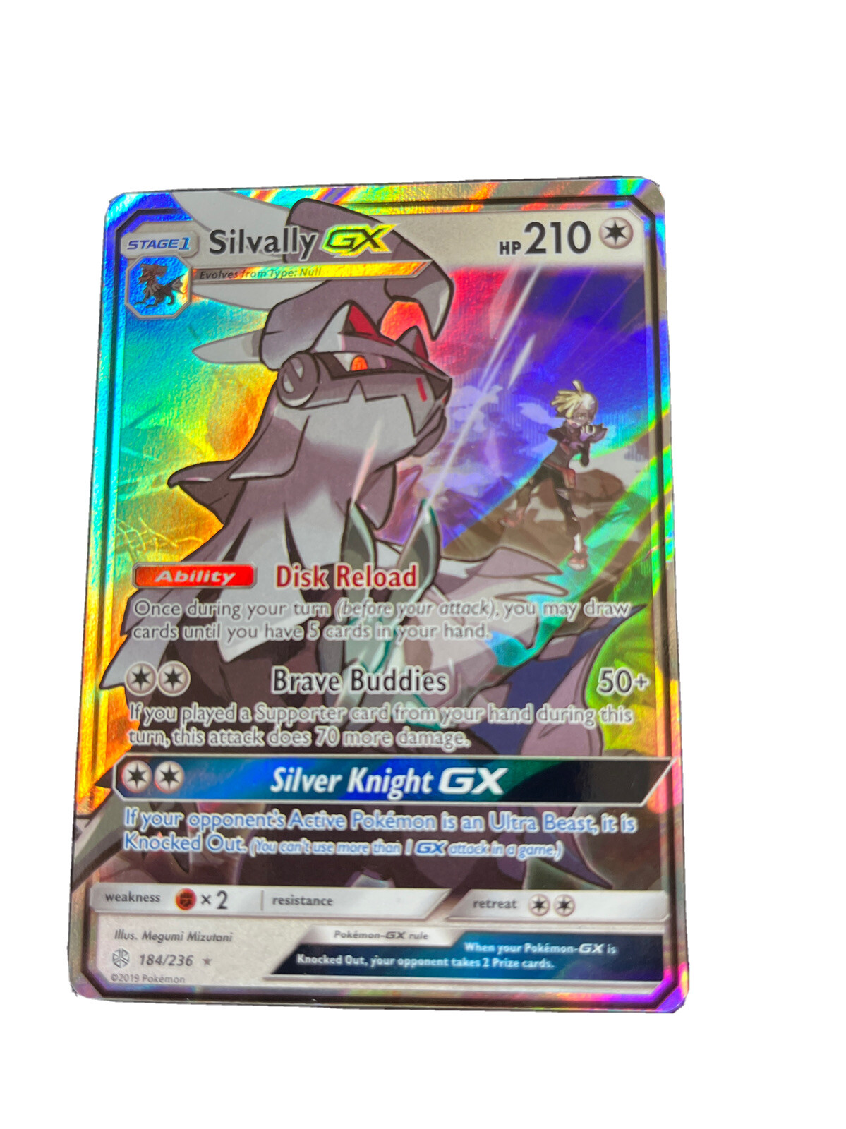 Pokémon TCG Silvally GX Sun & Moon - Cosmic Eclipse 184/236 Holo Ultra Rare