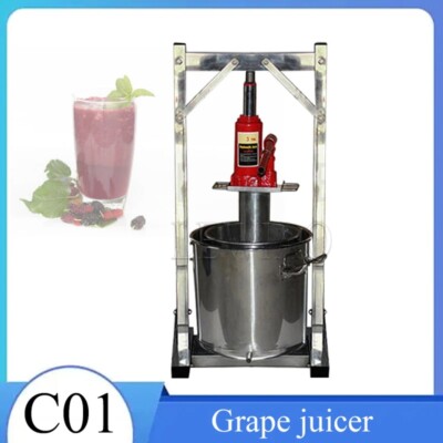 Grape Juice Cold Press Juicer 304 Stainless Steel Manual Grape Pulp Juicer 