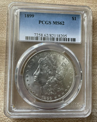 1899 Morgan Dollar PCGS MS62