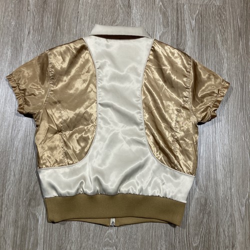 Apple Bottom Jacket Girl's M Youth 90s Y2k Streetwear Windbreaker Zip Up Coat - Picture 7 of 10
