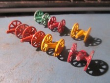 Seven Antique Miniature 7/8" Metal Cannon