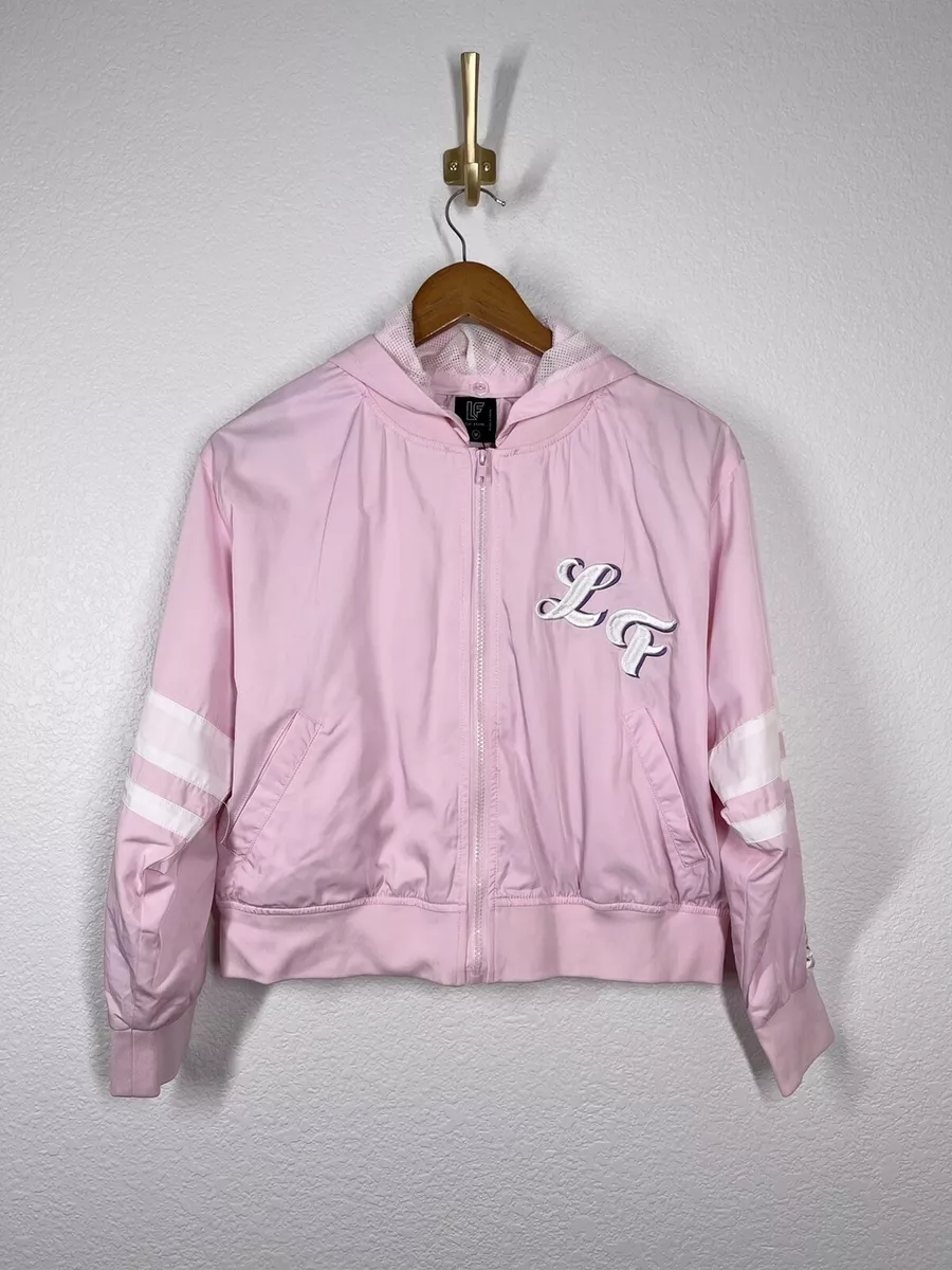 Pink brand shop bomber jacket