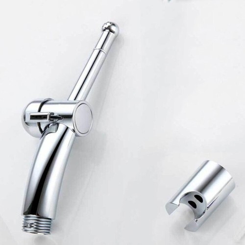 Bathroom Toilet Bidet Sprayer Nozzle Shattaf Hanger Wall Mount Bracket 1.5M Hose - Picture 8 of 11