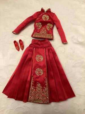 MATTEL BARBIE SIGNATURE 2022 LUNAR NEW YEAR GUO PEI DOLL OUTFIT TOP