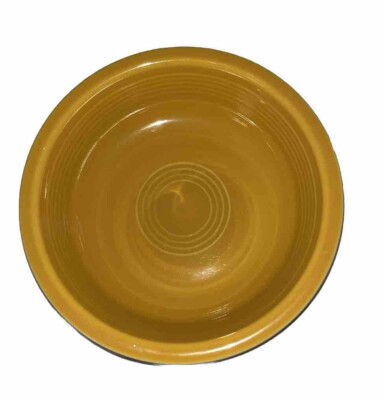 Fiesta Cereal Bowl Marigold 75 th Anniversary Yellow Gold Serving Soup Salad 7 