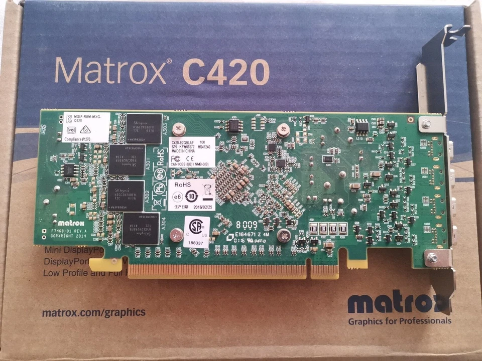 MATROX C420 SCHEDA VIDEO GRAPHIC CARD - Immagine 4 di 4