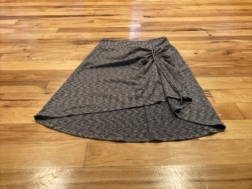 North Face Womens Size Small Skirt Active Wear High Low Hem Heathered Charcoal - Picture 8 of 12