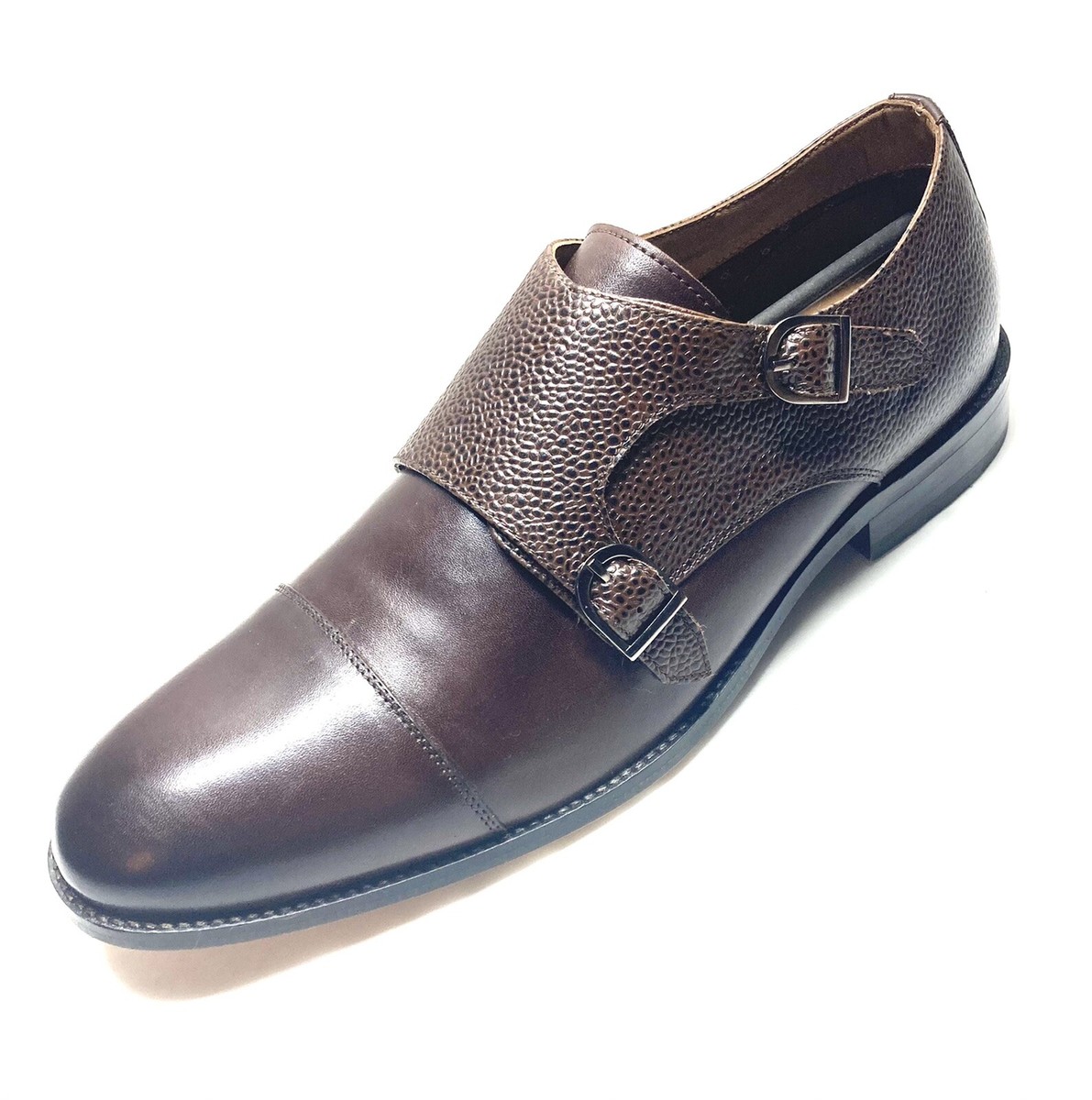 Thomas & Vine Leather Calvin Double Monk Strap Dress Shoes Thomas & Vine Men main image 3