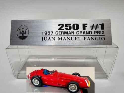 1/18 CMC Models Engraved Metal Name Plate Plaque for Ferrari Benz Porsche etc - Picture 3 of 114