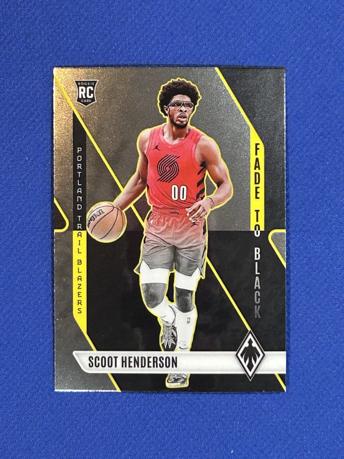 2023-24 Panini Phoenix Fade to Black #6 RC Scoot Henderson Rookie