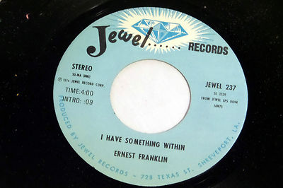 Ernest Franklin: I Have Something Within / I've Been Changed   [NEW & Unplayed]