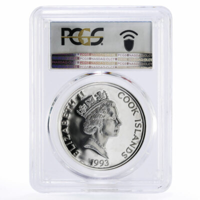 Cook Islands 50 dollars Francisco de Orellana Ship PR67 PCGS
