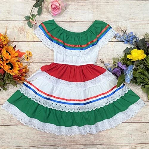 Baby girl mexican fiesta dress sales