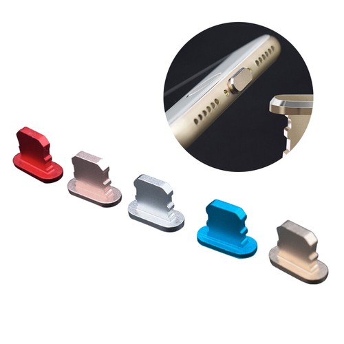 5PCS Universial Smart Phone Metal Plug Stopper Cover Charging Plug For (Mixed - 第 10/11 張圖片