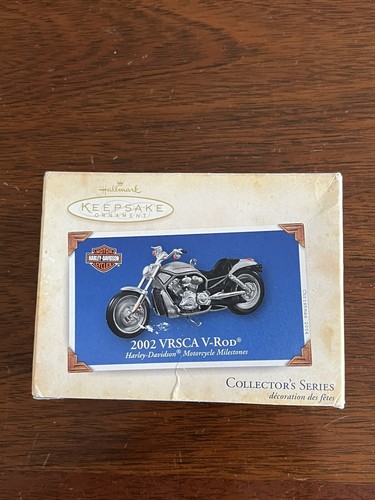 Harley Davidson 2004 Keepsake Ornament 2002 VRSCA V-Rod Collector Series NEU - Bild 1 von 4