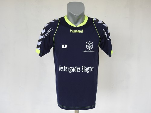 Mejrup Fodbold Training Jersey Hummel Navy Blue Shirt Size M Soccer Football - Picture 1 of 6