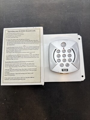 Summit® Ackeypad AC Stainless Steel Powered Keyless Keypad Lock | eBay