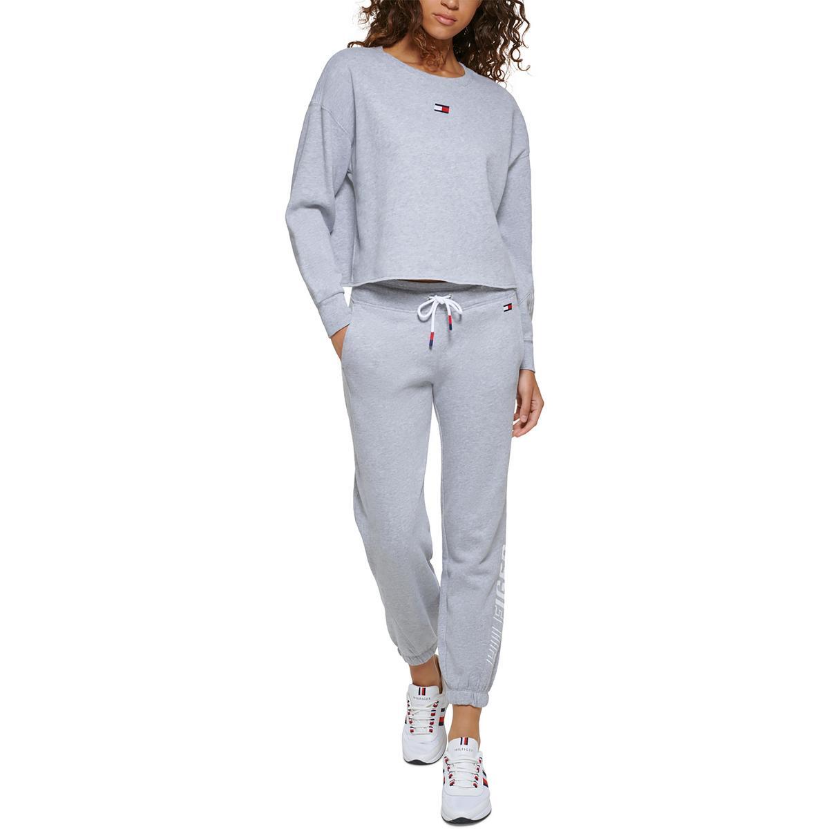 Женская укороченная флисовая толстовка с логотипом Tommy Hilfiger Loungewear BHFO 9966