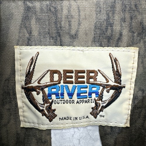 Vintage Deer River Outdoor Apparel Camo Hunting Coveralls Size M-R Made in USA - Picture 2 of 24
