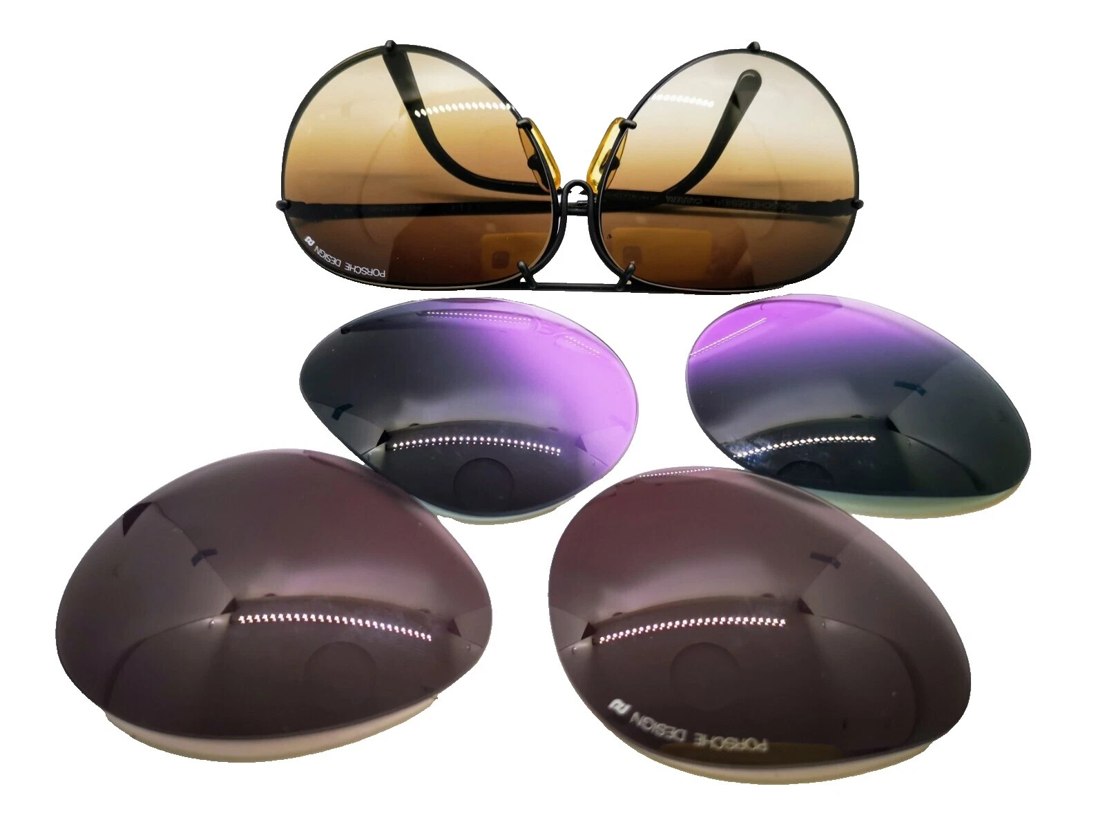 Porsche Design Pilot 1980s Vintage Sunglasses