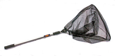 Lineaeffe Landing Net & handle - 55cm Wide Handle  Folds for Storage 
