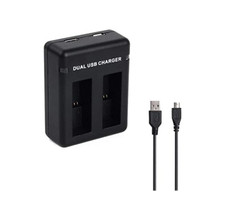 Black Dual Charger for GoPro Hero 5/6/7