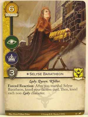 A Game of Thrones 2.0 LCG - 1x #067 Selyse Baratheon - Favor of the Old Gods