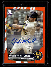 2023 TOPPS BIG LEAGUE ELECTRIC ORANGE AUTOGRAPHS 178 GARRETT MITCHELL RC BREWERS