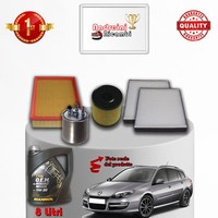 Inspektionskit Filter Und ÖL Renault Laguna Iii 2.0 Dci 110KW 150CV Von 2008->