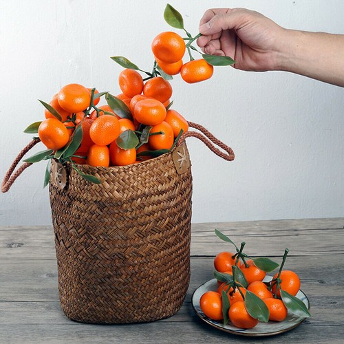 Artificial Fruit Fake Oranges Theater Prop Staging Home Decor Faux Orange 10CM - Picture 7 of 9