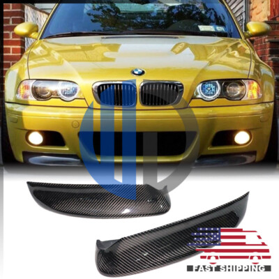 For 2001 2002 2003 2004 2005 BMW E46 M3 CSL Style Carbon Fiber Front Splitters
