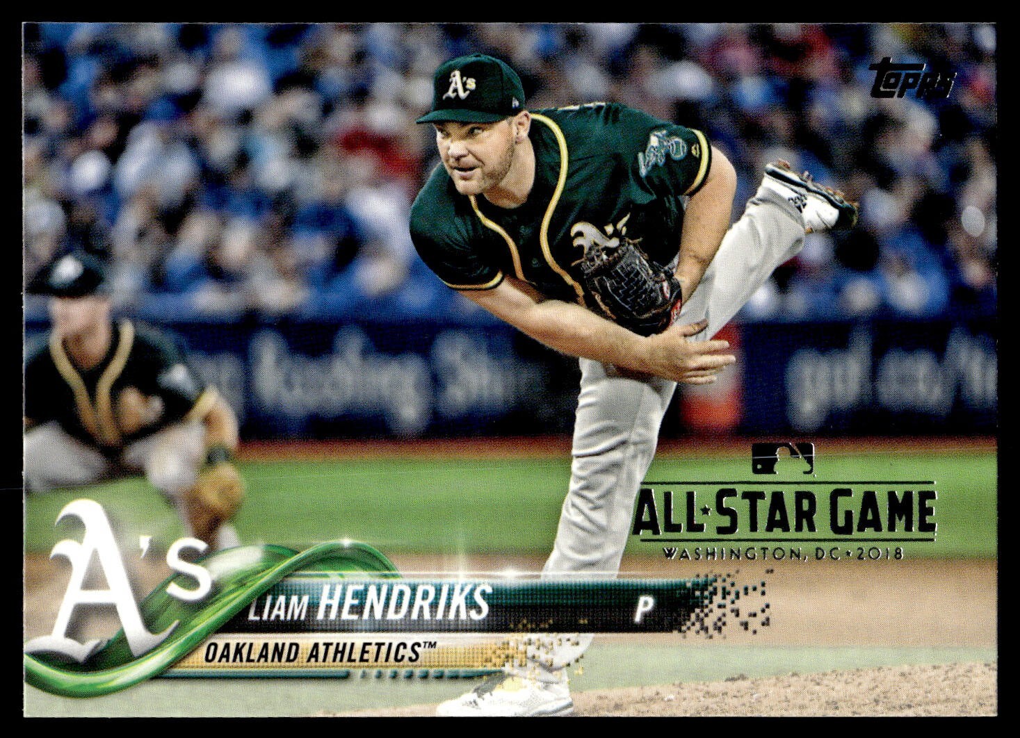 2018 Topps - Liam Hendriks #367 Athletics All Star Game Stamp SP