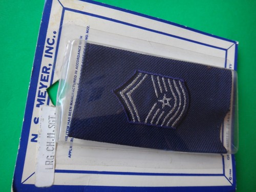 Pair Of USAF SR. MASTER SERGEANT Large Epaulets, By NS MEYER *New* - Picture 2 of 4