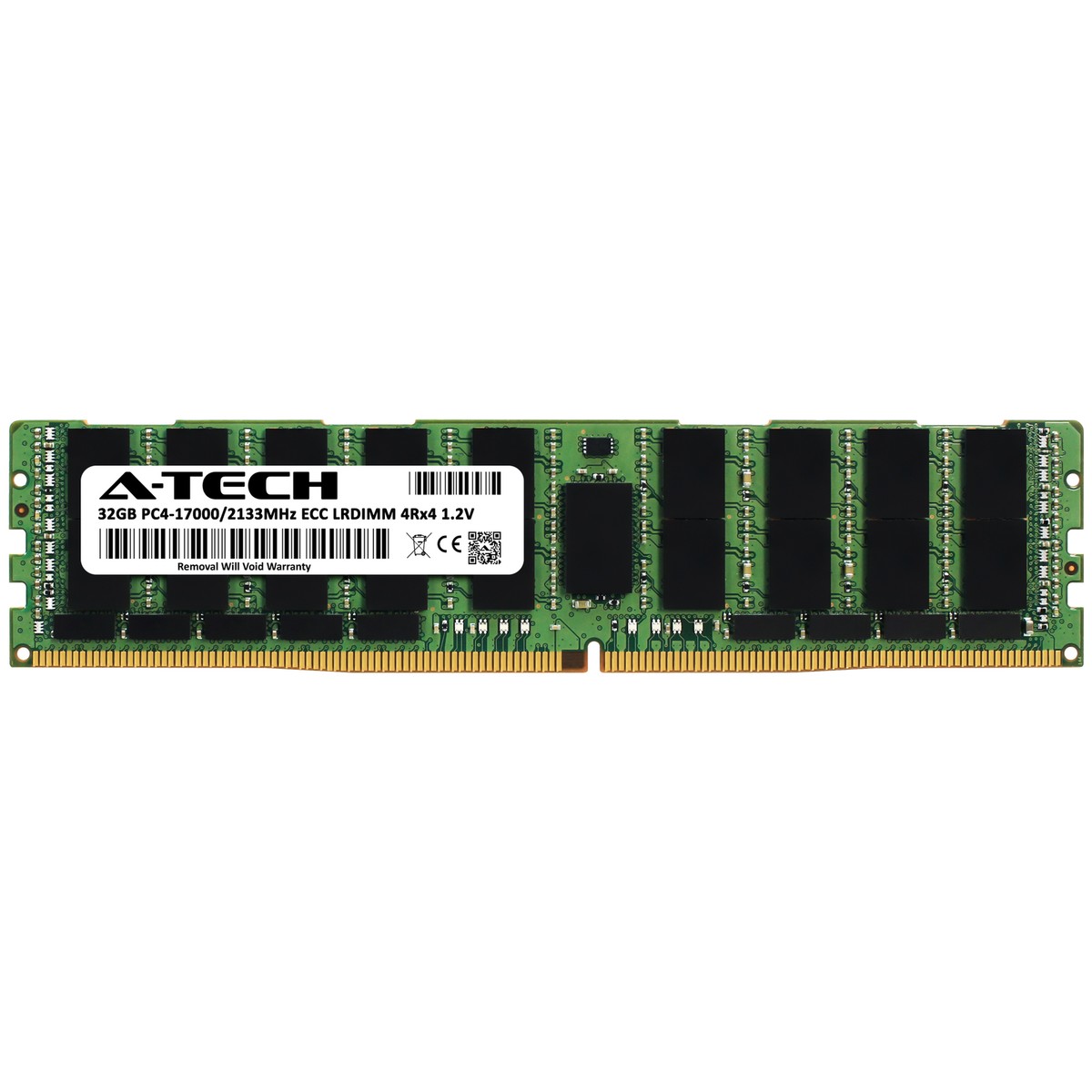 A-Tech 32GB 4Rx4 PC4-17000 Load Reduced ECC LRDIMM DDR4-2133