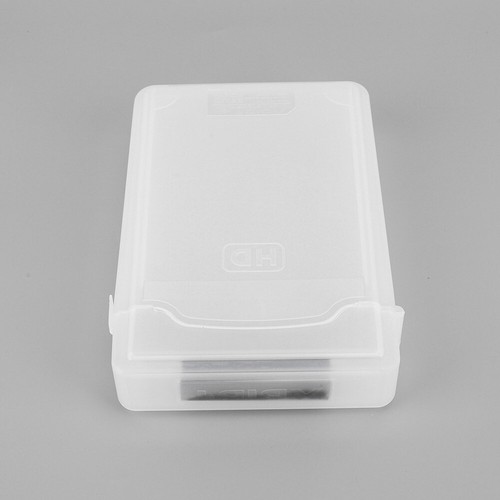 3.5 Inch IDE SATA HDD Hard Drive Disk Storage Box Plastic HDD Caddy Case(White) - Afbeelding 8 van 12