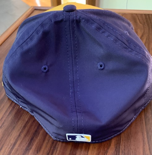 Milwaukee Brewers 2018 Spring Training 39THIRTY Fitted Hat M/L MLB PLAYOFFS - Picture 5 of 9