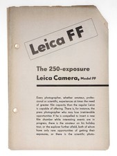 Leica 250 Reporter FF Brochure 2 ........... Very Rare  