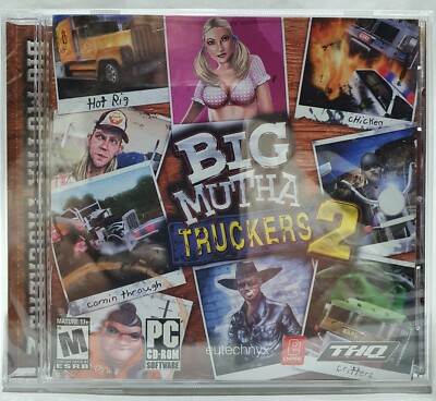 Big Mutha Truckers 2: Truck Me Harder PC CD-ROM in Jewel Case NEW Factory Sealed