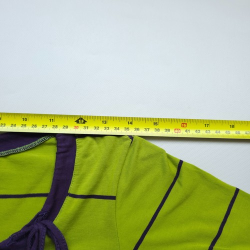 Vintage Marimekko T-shirt Striped Short Sleeve Stretch Womens size M - Picture 8 of 9