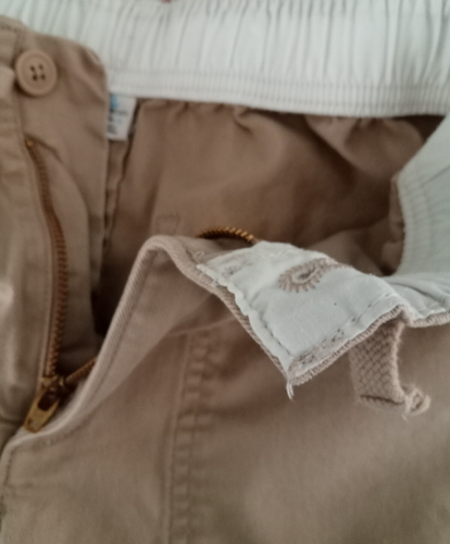Boy's Sz. 10 Tan Cotton Pants by J. CREW (CrewCuts) - Picture 6 of 7