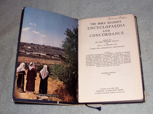 Die Enzykopädie und Konkordanz des Bibellesers von Rev. W.M. Clow, D.D. 1962 Rev - Bild 3 von 7