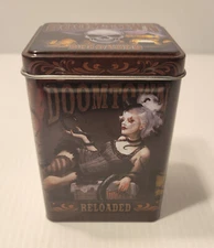 Doomtown Reloaded Tin Deck Box Flip Top Lid AEG 2014 Deadlands The Weird West